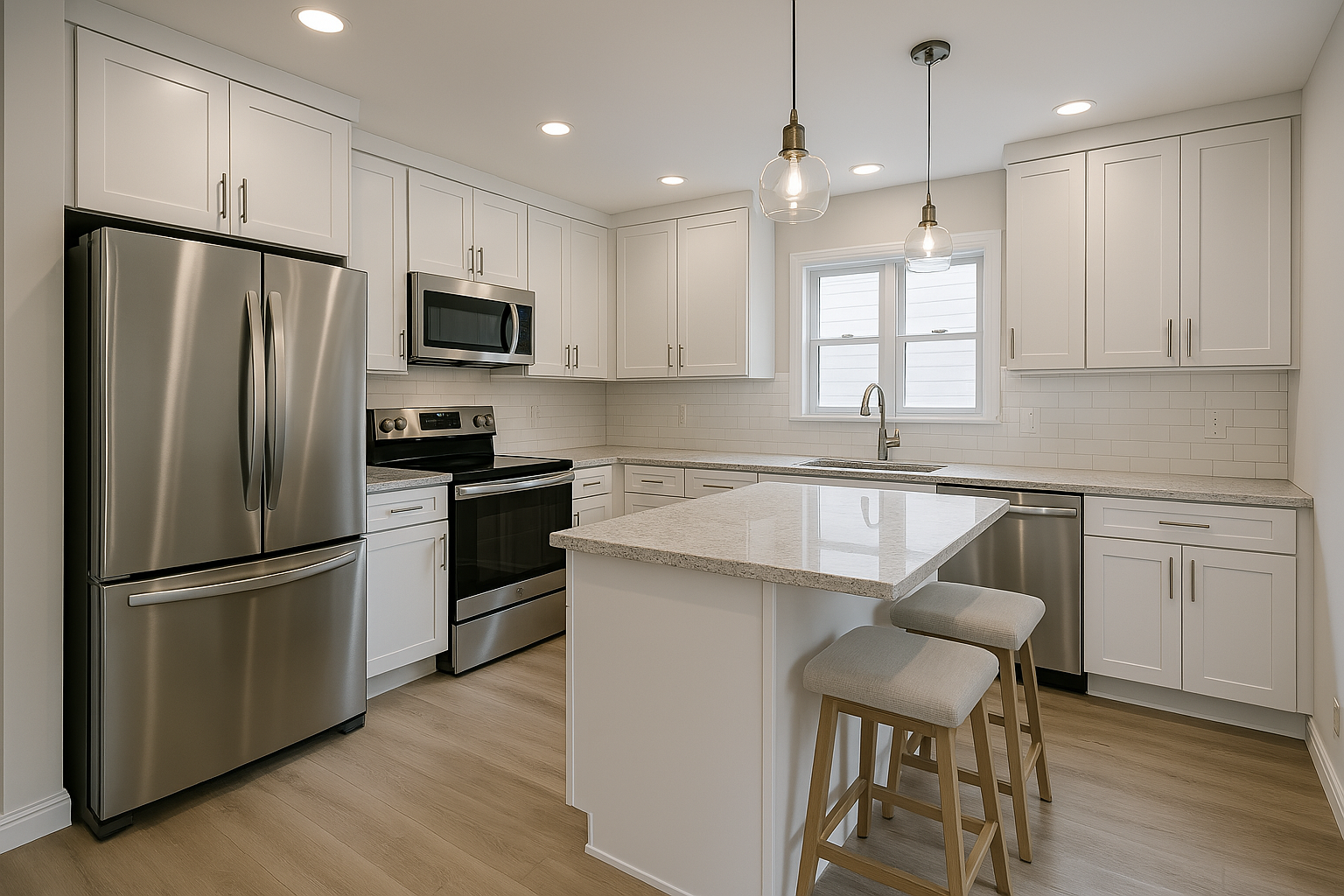 Kitchen after remodeling - L&S Remodeling