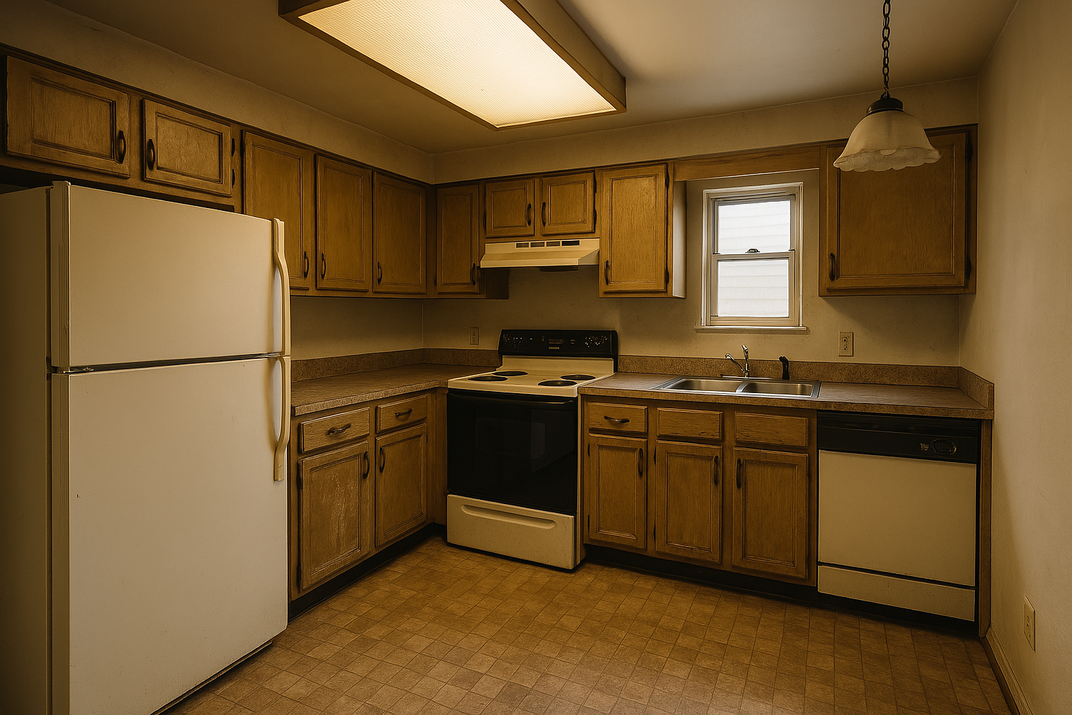 Kitchen before remodeling - L&S Remodeling